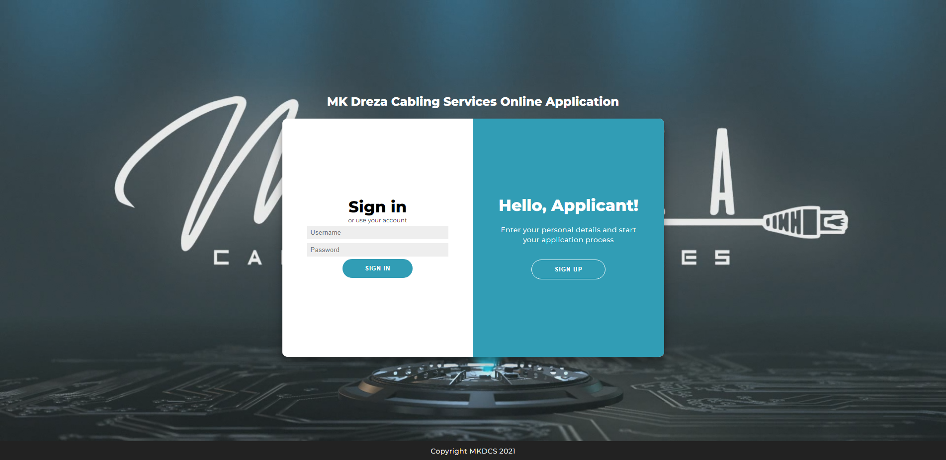 Online Application System